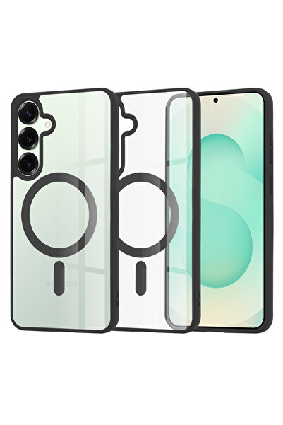 Techsuit Θήκη για Samsung Galaxy S25 Plus, MagSafe Pro, αντικραδασμική, μαύρη