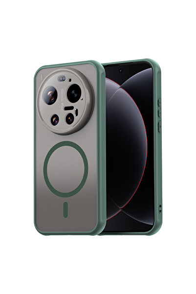 SOHO Калъф за мобилен телефон за Xiaomi 17 Ultra, удароустойчива защита, зелен