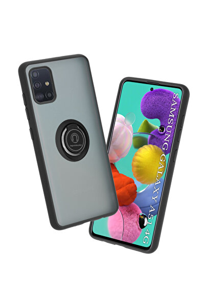 Techsuit Husă pentru Samsung Galaxy A51 4G, Glinth, protecție antișoc, negru