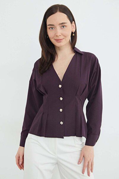 Fulla Moda Πουκάμισο - Μωβ - Τάση