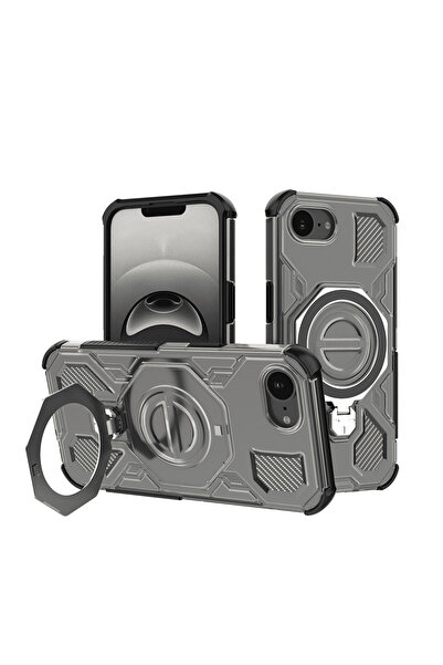 Techsuit Husa pentru iPhone 16e / iPhone 17e, Carbon Shield PRO, protectie an...