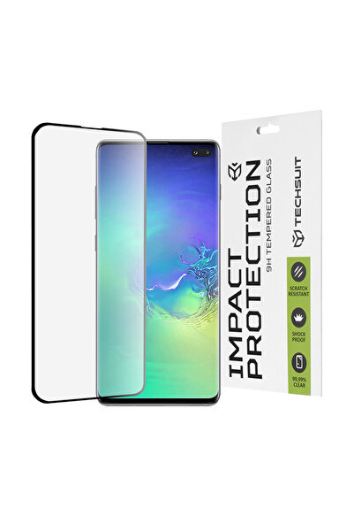 Techsuit Προστατευτική μεμβράνη για Samsung Galaxy S10 Plus, Αντικραδασμική, ...