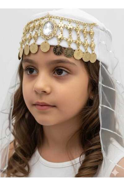 janjankostümkids Bindallı Çocuk ve Yetişkin Fes Beyaz