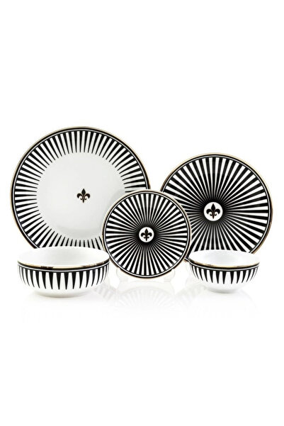 ZM Decor Siyah Aşk Set 62 Parça (12 kişilik)