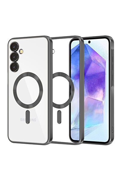 Techsuit Husa pentru Samsung Galaxy A55 5G, Luxury Crystal MagSafe, protectie...