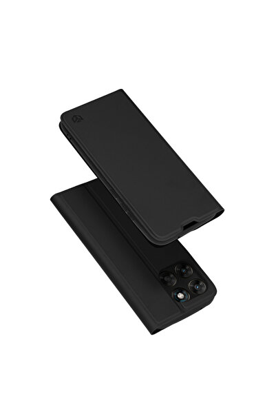 Techsuit Husa pentru Motorola Moto G77, Techsuit, PU, Negru
