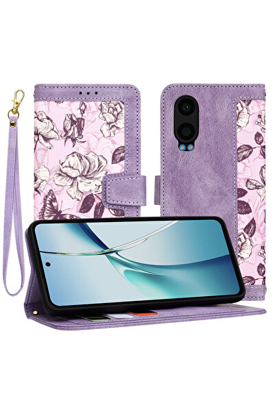 Techsuit Husa pentru OnePlus Nord CE4 Lite, FlipCraft, protectie antisoc, mov