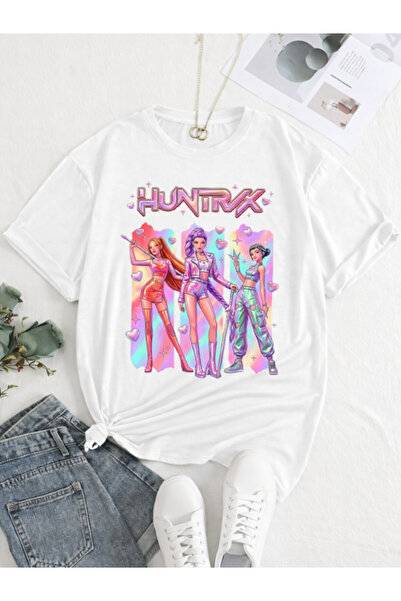 barsdepo تي شيرت HUNTRIX، عالي الجودة للجنسين للأطفال/البالغين (مع هدية مفاجئة)