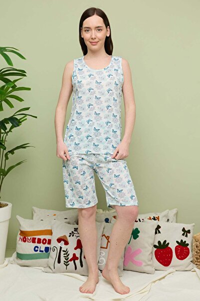 Fulla Moda Σετ πιτζάμας plus size - Πράσινο - Πρότυπο