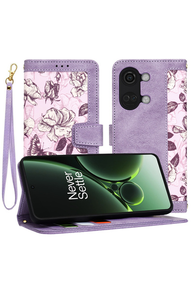 Techsuit Husa pentru OnePlus Nord 3, FlipCraft, protectie antisoc, mov