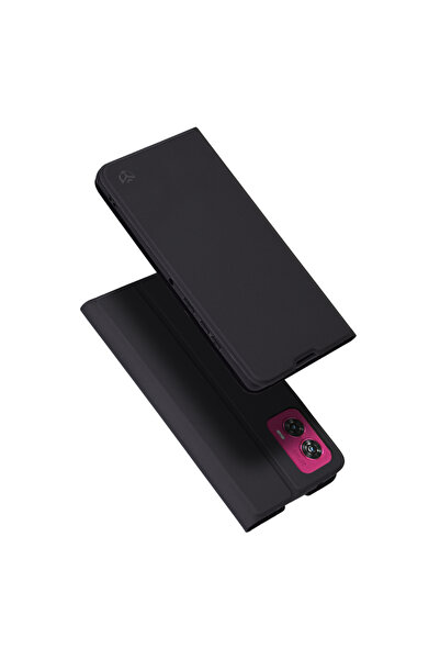 Stef's Cat Husa pentru Motorola Edge 50 Fusion, Stef's Cat, Magskin Book, negru