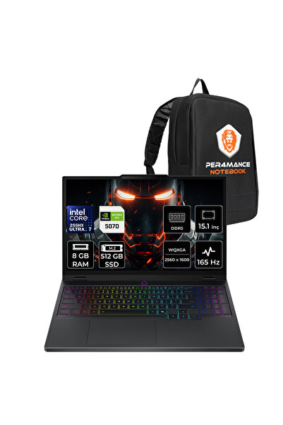 LENOVO Legion 5 Ultra 7 255HX 8GB 512GB SSD RTX5070/8GB 115W 15.1" QHD+ OLED ...