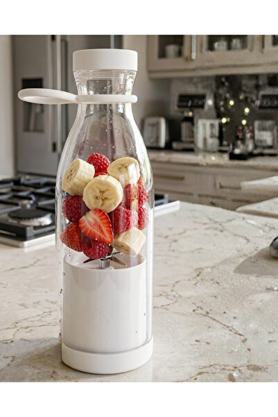 teknodayım Mini Smoothie Blender USB Şarjlı 380 ml Taşınabilir ve Hafif Tasarım