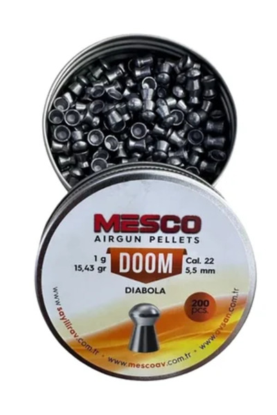 Mesco Airgun Pellet Doom 5.5mm 200 Adet