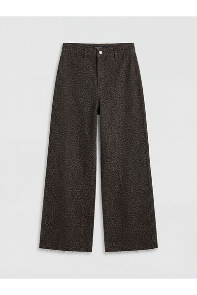 LC Waikiki Γυναικείο τζιν παντελόνι Vizyon New Season με φαρδιά γραμμή και λε...