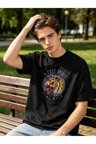 Arabest قمصان رجالية سوداء ضيقة/ملائمة للجسم، 100% قطن، قميص أساسي بياقة دائر...