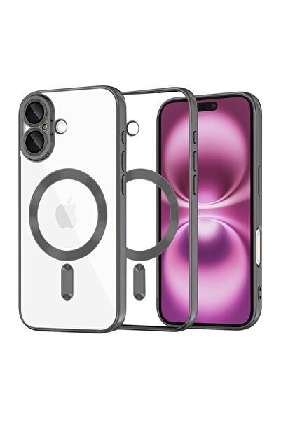 Techsuit Husa pentru iPhone 16 Plus, Luxury Crystal MagSafe, protectie antiso...