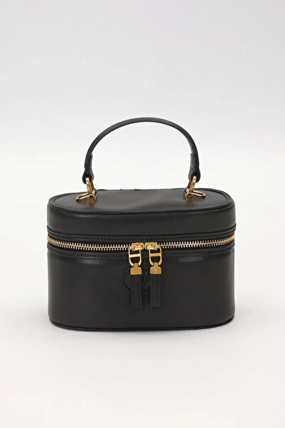 Lale Butik Levidor Premium Leather Strap Soft Leather Bag 930308 Black