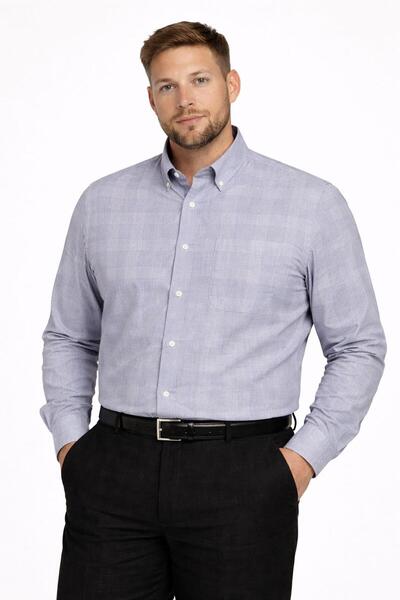 CLASSİCS MEN Πουκάμισο plus size - Πολύχρωμο - Casual