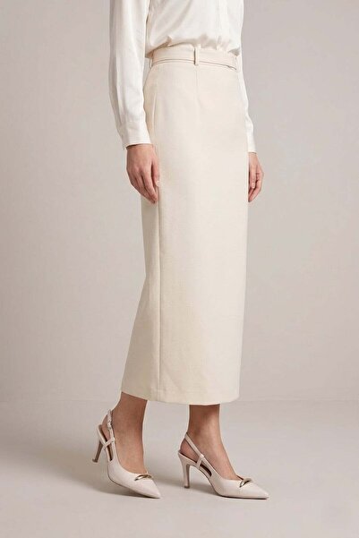 Ayakkabı Fuarı Γόβες με ψηλό τακούνι - Μπεζ - Μεσαία τακούνια (5-9 cm)