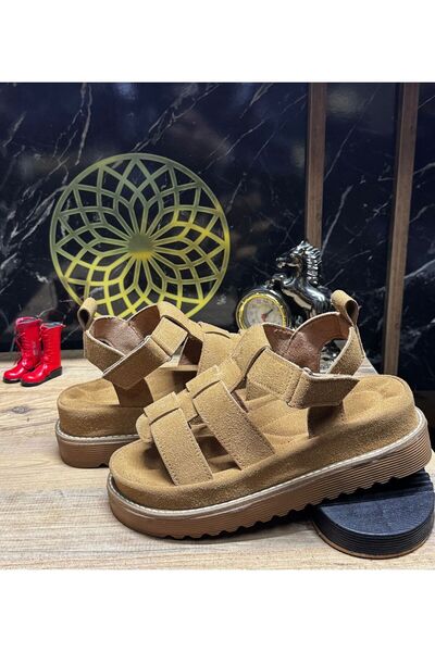 mrlilyshop SÜET SANDALET