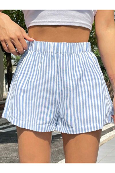 LOUİSA Σορτς - Μπλε - Ελαστικό