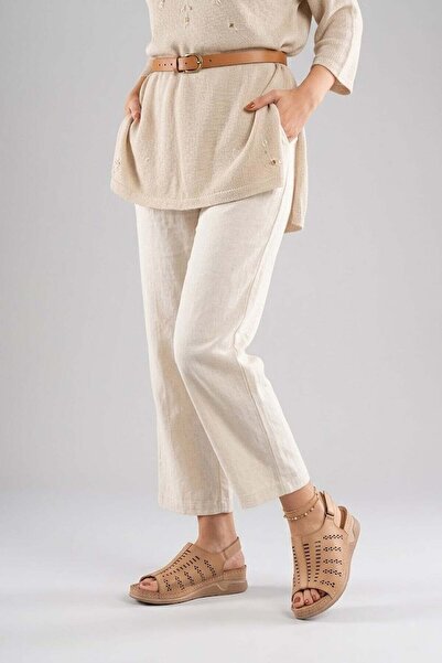 Ayakkabı Fuarı Πέδιλα - Καφέ - Casual