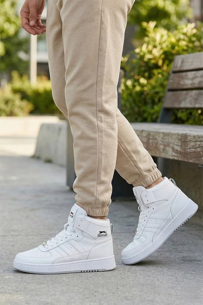 IN-STEP Daphine High Men's White Sports Shoes