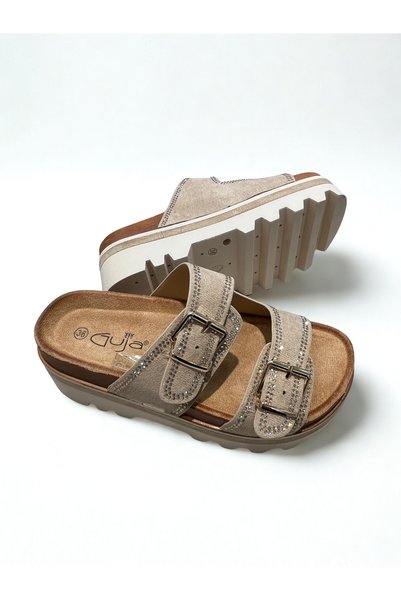 Guja 26Y221 Thick Sole Buckle Slippers