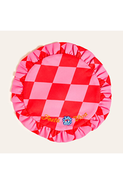 Zsa Zsa Zsu Prusa Pembe - Kırmızı Pes Amerikan Servis 45 Cm