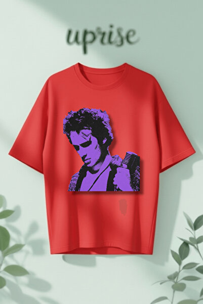 Vordevia T-Shirt - Κόκκινο - Oversize