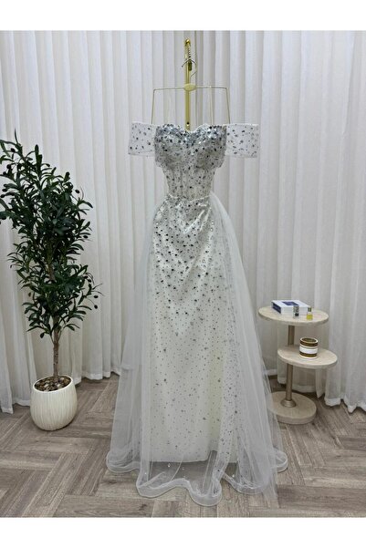 Heidi Embroidered evening dress