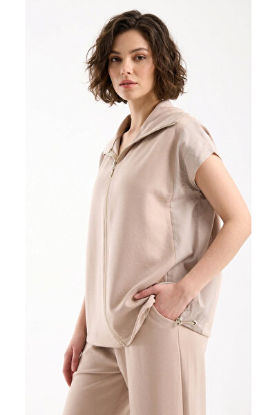 MAİMODA Women's Modal Jessica Garnished Sweat Suit/ Modal Turtleneck Sleevele...