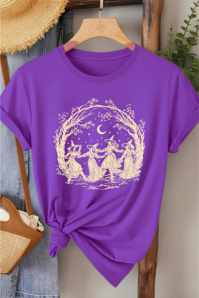 l'eivor T-Shirt - Μωβ - Κανονική εφαρμογή