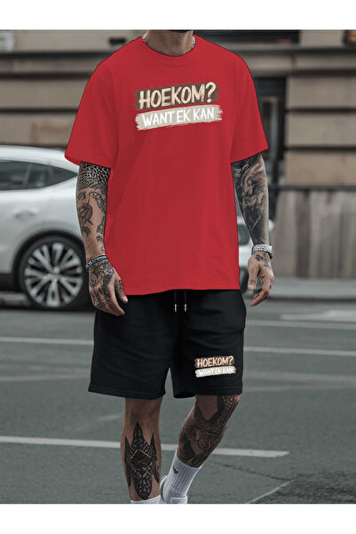 Nivorix Oversize Unisex Shorts-Tshirt Set