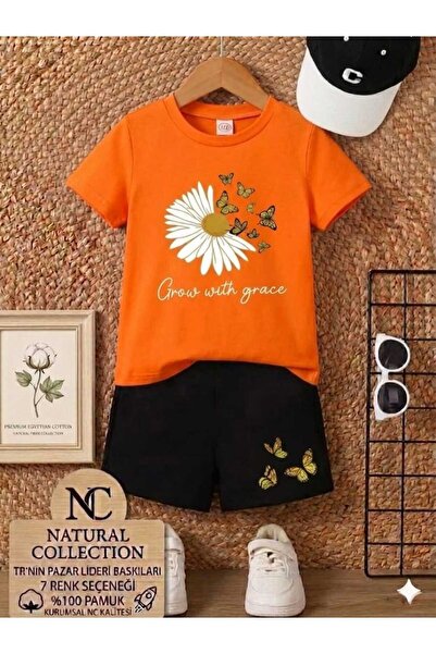 Nice Clothes Σετ δύο τεμαχίων - Πορτοκαλί - Σύντομο