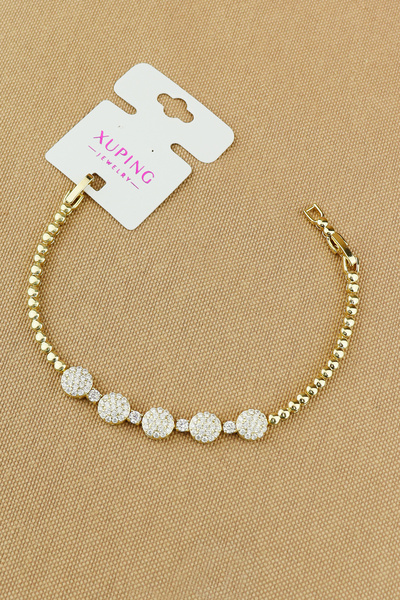 Keyifli Hayaller Xuping Bileklik- Vip Xuping Jewellery Yuvarlak Taşlı xuping ...