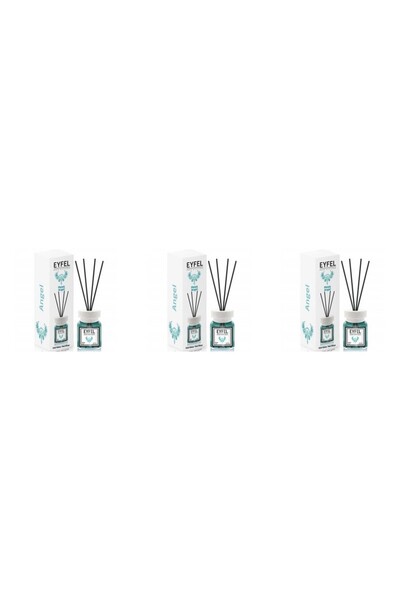 Eyfel Set 3x Odorizant de camera cu bete Eyfel, Angel, 120 ml
