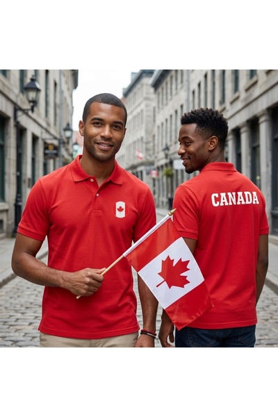 SARI Κοντομάνικο polo - Κόκκινο - Άνεση