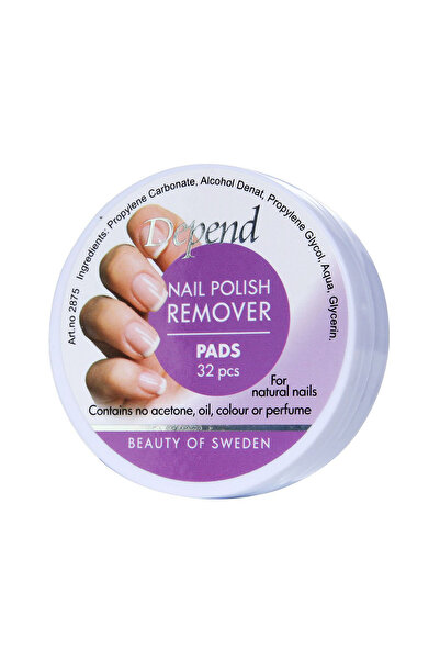 Depend Nail Polish Remover Purple Pads