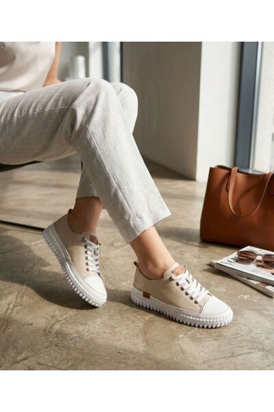 Daloğlu Παπούτσια με χαμηλό τακούνι - Μπεζ - Δεν προσδιορίζεται