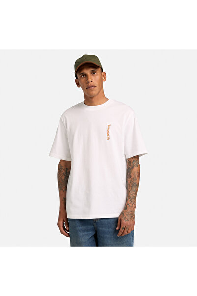Timberland Short Sleeve ''Oval Logo'' Graphic Erkek Siyah T-Shirt