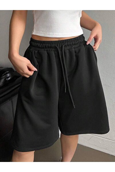 SEFUR Σορτς - Μαύρο - Κανονική μέση