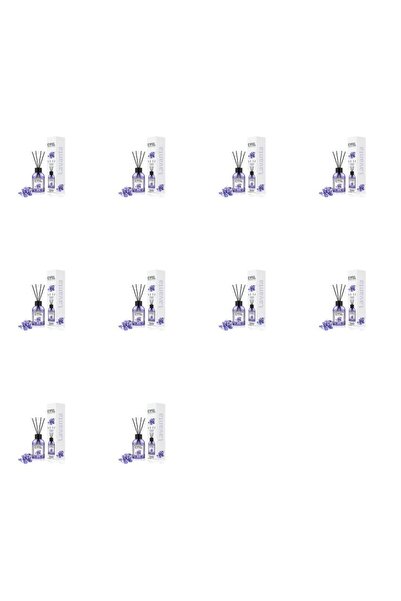 Eyfel Set 10x Odorizant de camera cu bete Eyfel, Lavanda, 120 ml
