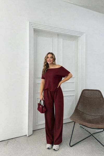 peri tower Σετ δύο τεμαχίων - Βουργουνδία - Μακρύ