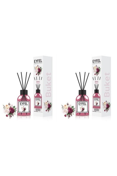 Eyfel Set 2x Odorizant de camera cu bete Eyfel, Bouquet, 120 ml