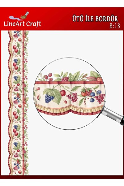 LİNEART B18 Bordür Rubon, Ütü Transfer 5*150 cm
