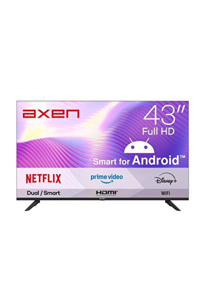 Axen AX43FMLN-A14S 43" 110 Ekran Uydu Alıcılı Full HD Android Smart LED TV