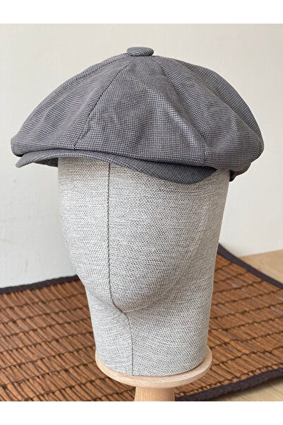 Rupen Kraft Καλοκαιρινό λινό καπέλο Peaky Blinders με επένδυση και ελαστικό σ...