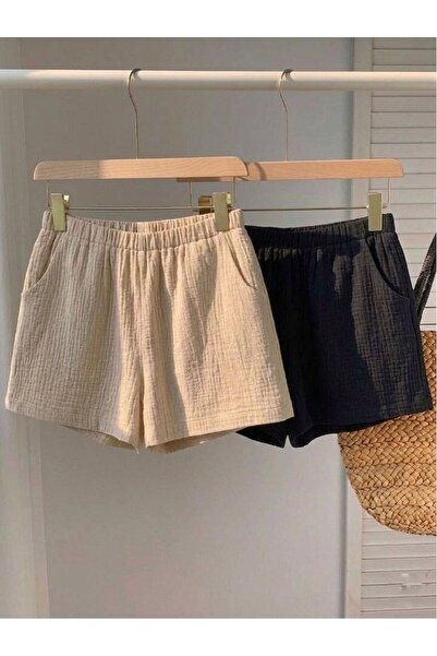 LOUİSA Σορτς - Μπεζ - Ελαστικό